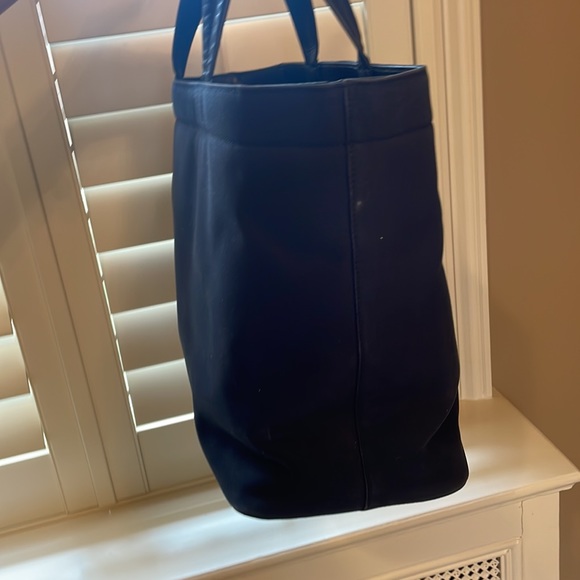 Bally black canvas and leather tote with dust bag - Picture 2 of 9